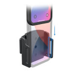 Uchwyt uniwersalny pasywny do iPhone 14 Plus bez futerału oraz w futerale lub etui o wymiarach: 75-89 mm (szer.), 6-10 mm (grubość) - 3