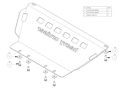 Osłona chłodnic i silnika OFFROAD Ford F150 F-150 2009-2014 aluminiowa