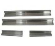 Nakładki na progi chromowane SMITTYBILT - Jeep Wrangler JK 4 drzwi - 2