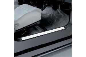 Nakładki na progi chromowane SMITTYBILT - Jeep Wrangler JK 4 drzwi