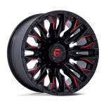Felga aluminiowa D823 FLAME Gloss Black Milled W/ Candy Red FUEL - 2