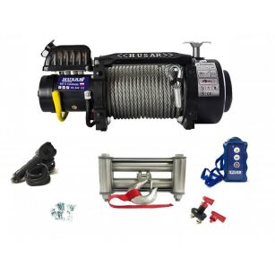 WYCIĄGARKA ELEKTRYCZNA HUSAR WINCH 16500 LBS 12V LINA STALOWA