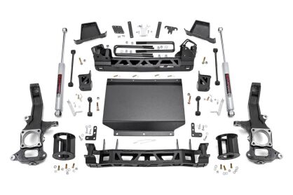 6" Rough Country Lift Kit Zawieszenia - Nissan Titan XD 4WD 16-18