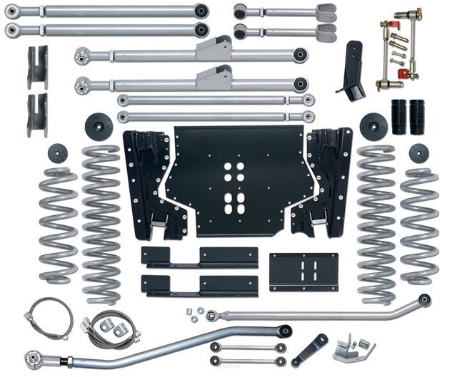 3.5'' Extreme Duty Long Arm Lift Kit Rubicon Express - Jeep Wrangler TJ 97-02