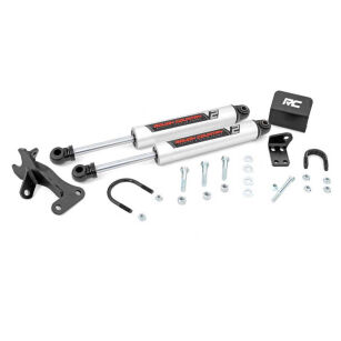 Podwójny amortyzator skrętu Rough Country V2 Lift 4"