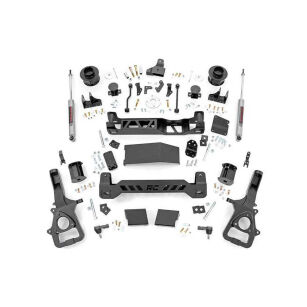 Zestaw zawieszenia 22XL Air Ride z amortyzatorami N3 Rough Country Lift 5" Duża Piasta