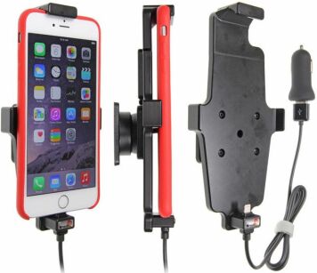 Uchwyt do Apple iPhone 6 Plus w futerale z wbudowanym kablem USB oraz ładowarką samochodową