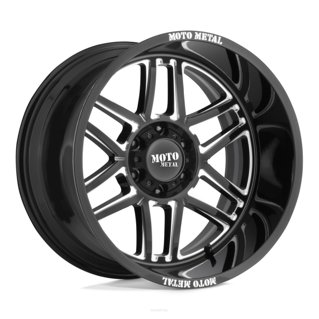Felga aluminiowa MO992 FOLSOM Gloss Black Milled MOTO METAL