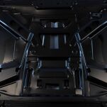 Maska stalowa matte black przód OFD Ettrict - 6