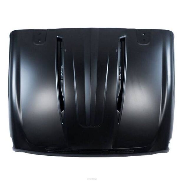 Maska stalowa matte black przód OFD Ettrict