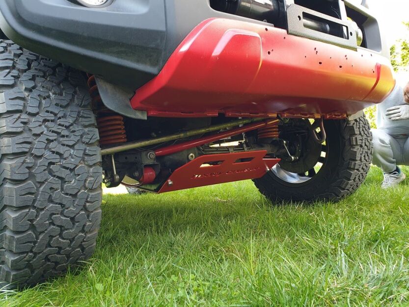 Osłona silnika, drążków i przedniego mostu Suzuki Jimny 2018- aluminiowa