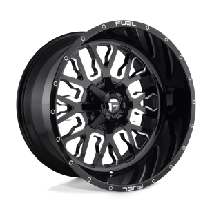 Felga aluminiowa D611 STROKE Gloss Black Milled FUEL