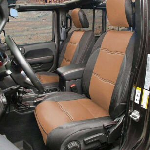 Komplet pokrowców na fotele neoprene black/tan Smittybilt GEN2