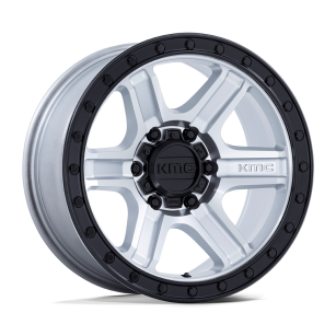 Felga aluminiowa KM551 OUTRUN Machined W/ Gloss Black Lip KMC