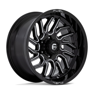 Felga aluminiowa D807 HURRICANE Gloss Black Milled FUEL