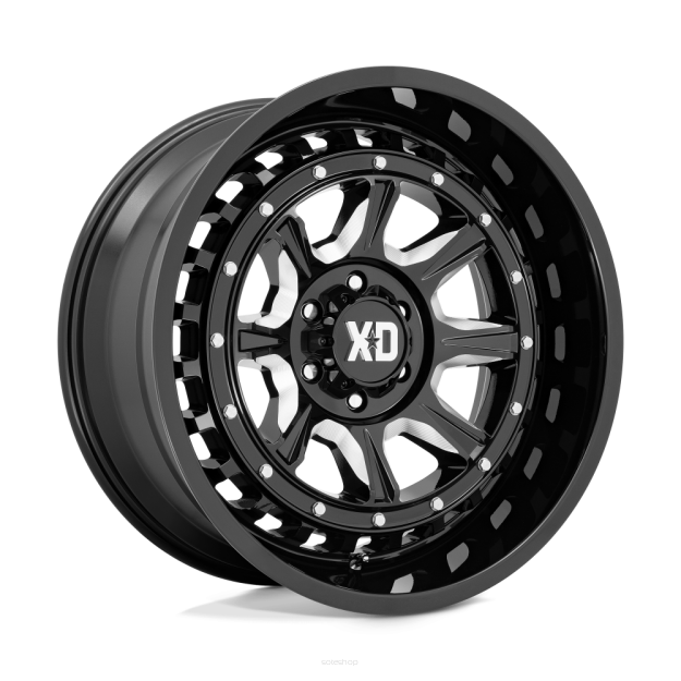 Felga aluminiowa XD866 OUTLANDER Gloss Black Milled XD SERIES