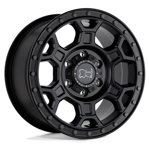 Felga aluminiowa Matte Black W/ Gunmetal Bolts Midhill Black Rhino