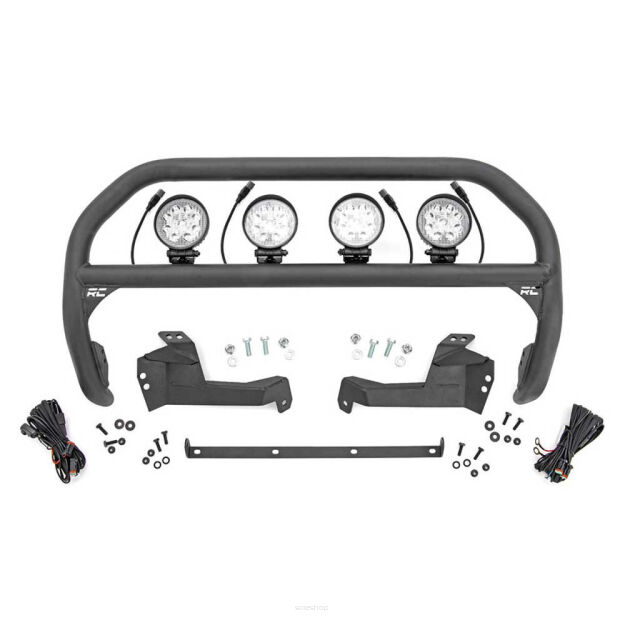 Bull bar z reflektorami LED 4