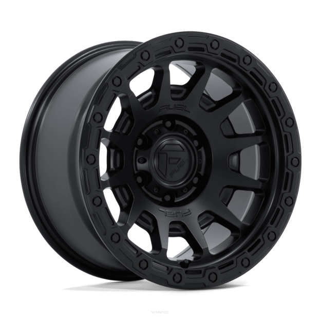 Felga aluminiowa FC884 FORTRESS Matte Black W/ Gloss Black Lip FUEL