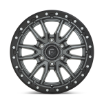 Felga aluminiowa D680 REBEL Matte Gun Metal Black Bead Ring FUEL - 2