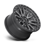 Felga aluminiowa D680 REBEL Matte Gun Metal Black Bead Ring FUEL - 3