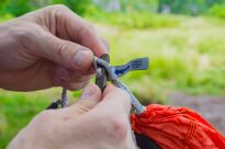 Lekki hamak SuperSub grafit pomarańcz ENO - 9