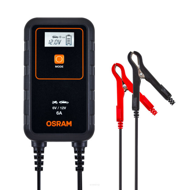 Prostownik 110Ah 6/12V BATTERYcharge 906 OSRAM