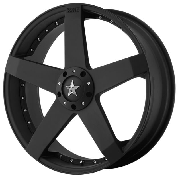 Felga Aluminiowa 8x18'' 5x110 ET42 KM775 Matte Black KMC - Jeep Compass