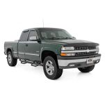 Progi, stopnie boczne czarne Rough Country Nerf Steps - 2