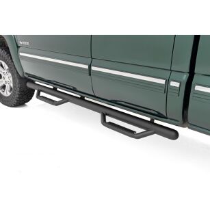 Progi, stopnie boczne czarne Rough Country Nerf Steps