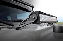 Mocowanie listwy LED 50cm do maski Rough Country - Jeep Wrangler JK - 3