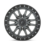 Felga aluminiowa D680 Rebel Matte GUN Metal Black Bead Ring Fuel - 2