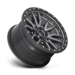 Felga aluminiowa D680 Rebel Matte GUN Metal Black Bead Ring Fuel - 3