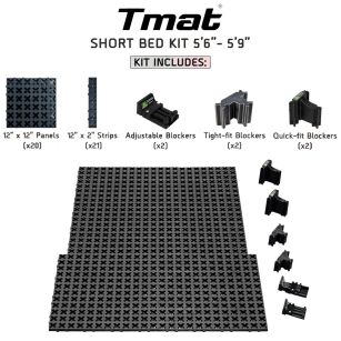 Mata ochronna z organizerem na pakę 5'6"-5'9" Tmat