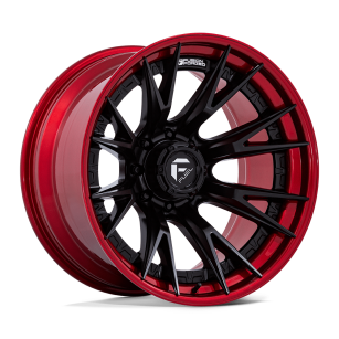 Felga aluminiowa FC402 CATALYST Matte Black W/ Candy Red Lip FUEL