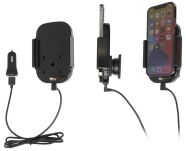 Uchwyt indukcyjny dedykowany do Apple iPhone 12 z wbudowanym kablem USB oraz ładowarką samochodową - 2