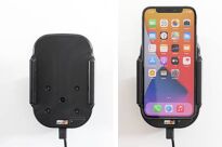 Uchwyt indukcyjny dedykowany do Apple iPhone 12 z wbudowanym kablem USB oraz ładowarką samochodową - 9