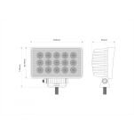Lampa robocza LED 15xLED flood - 2