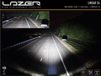 Lampa LAZER Linear 36 Double z zestawem do montażu na dachu – Isuzu D-MAX (2021 -) z relingami dachowymi - 2