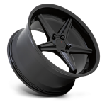 Felga aluminiowa LAUNCH Matte Black W/ Gloss Black Lip TSW - 2
