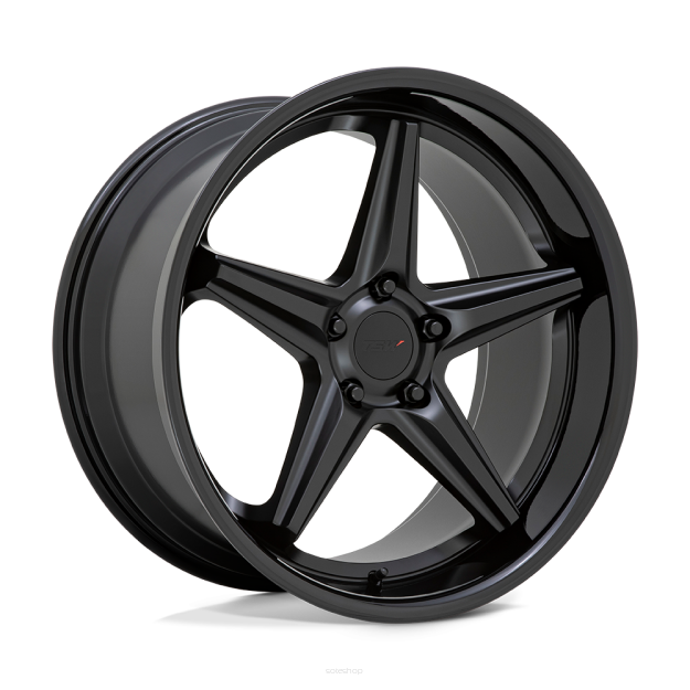 Felga aluminiowa LAUNCH Matte Black W/ Gloss Black Lip TSW