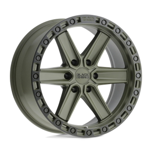 Felga aluminiowa HENDERSON Olive Drab Green W/ Black Ring BLACK RHINO