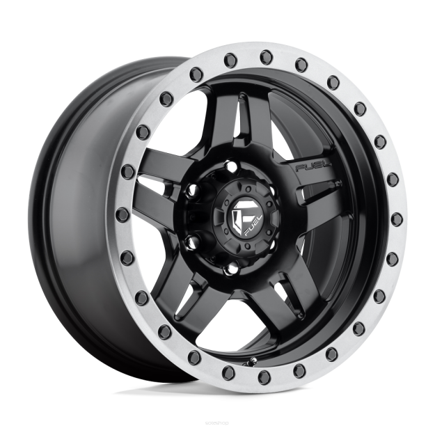 Felga aluminiowa D557 ANZA Matte Black Gun Metal Ring FUEL