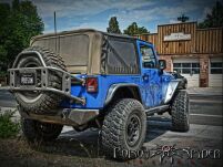 Mocowanie kosz koła zapasowego POISON SPYDER - Jeep Wrangler JK - 8