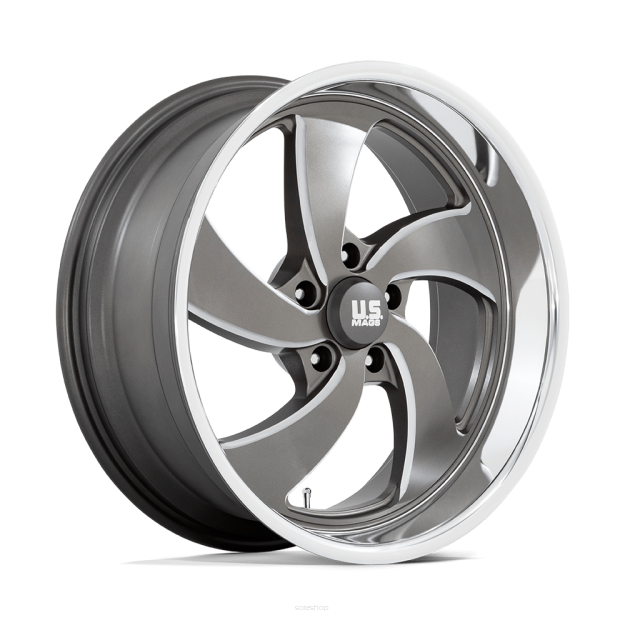 Felga aluminiowa U133 DESPERADO Anthracite Milled Diamond Cut Lip US MAGS