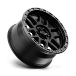 Felga aluminiowa KM544 MESA Satin Black W/ Gloss Black Lip KMC - 2