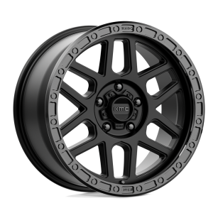 Felga aluminiowa KM544 MESA Satin Black W/ Gloss Black Lip KMC