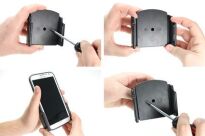 Uchwyt uniwersalny pasywny do iPhone 12 Pro Max bez futerału oraz w futerale lub etui o wymiarach: 75-89 mm (szer.), 6-10 mm (grubość) - 7
