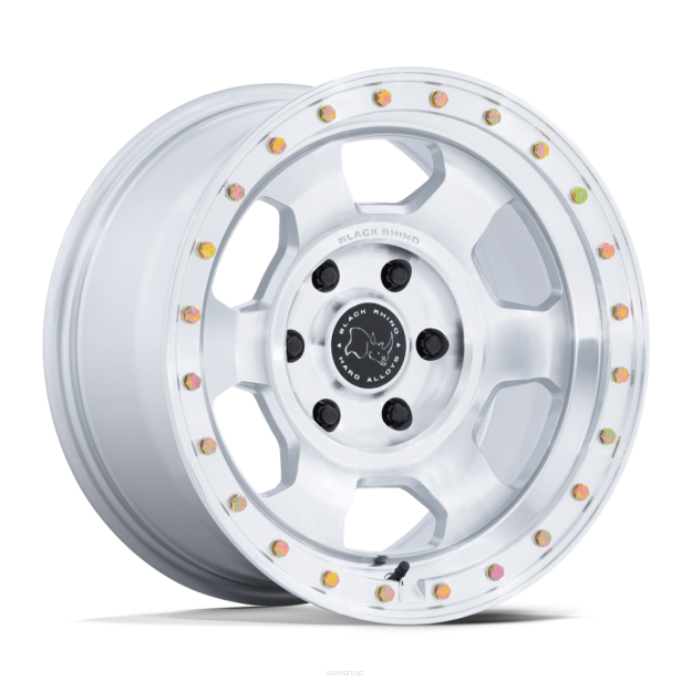 Felga aluminiowa BR029 TROOPER Gloss Silver W/ Machined Face BLACK RHINO