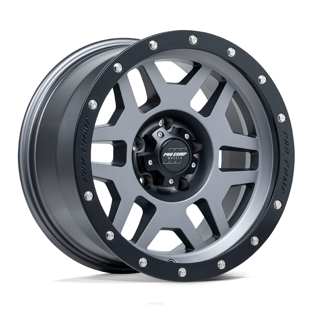 Felga aluminiowa PA41 PHASER Matte Graphite W/ Black Lip PRO COMP